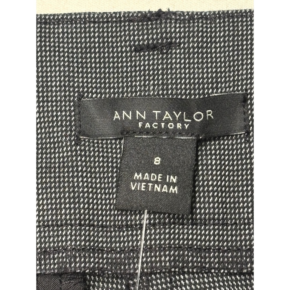 NWT Ann Taylor Factory Gray The Ankle Slim Leg Mid Rise Dress Womens 8 W34 L28 - Picture 3 of 14